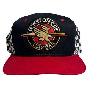 Vintage Winston Cup Nascar Checkered Snapback